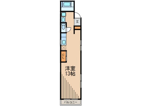 ユタカハイムの物件間取画像